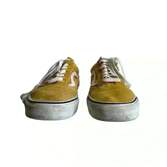 Vans Old Skool Unisex Sneakers Yellow Size 8.5 Men's / 10 Women's Skateboarding - Picture 6 of 10